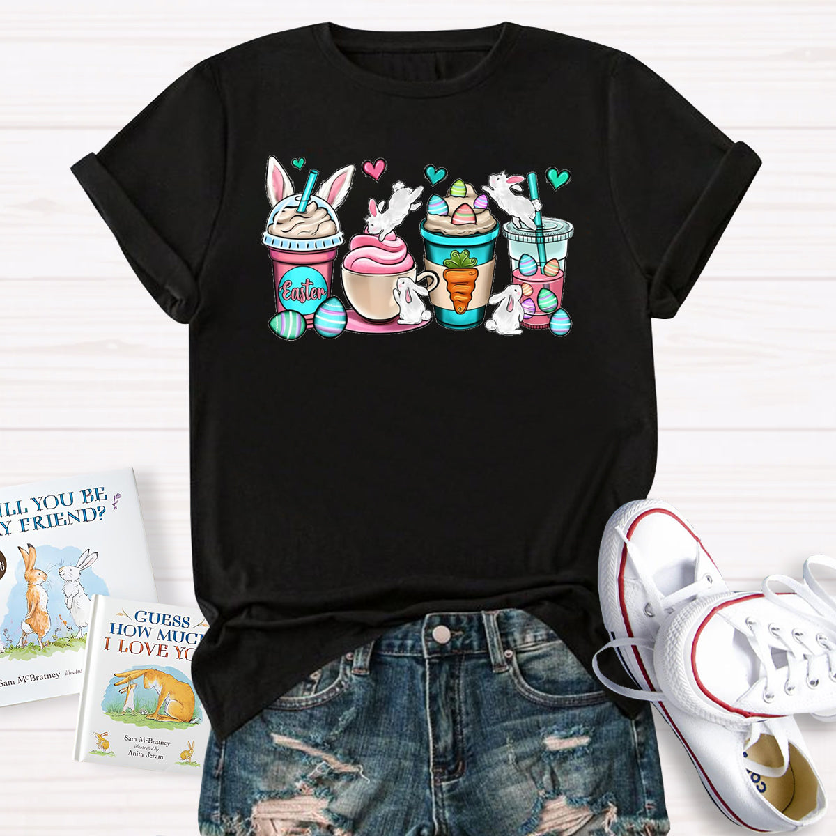 Easter Coffee Cups T-Shirt