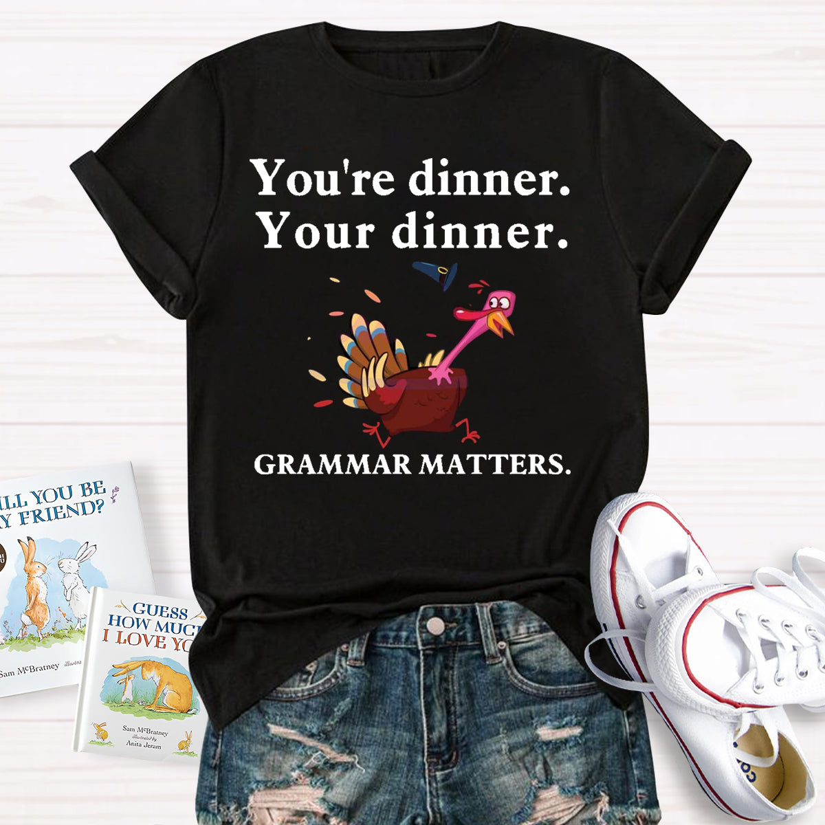 You're Dinner Your Dinner Grammar Matters T-Shirt