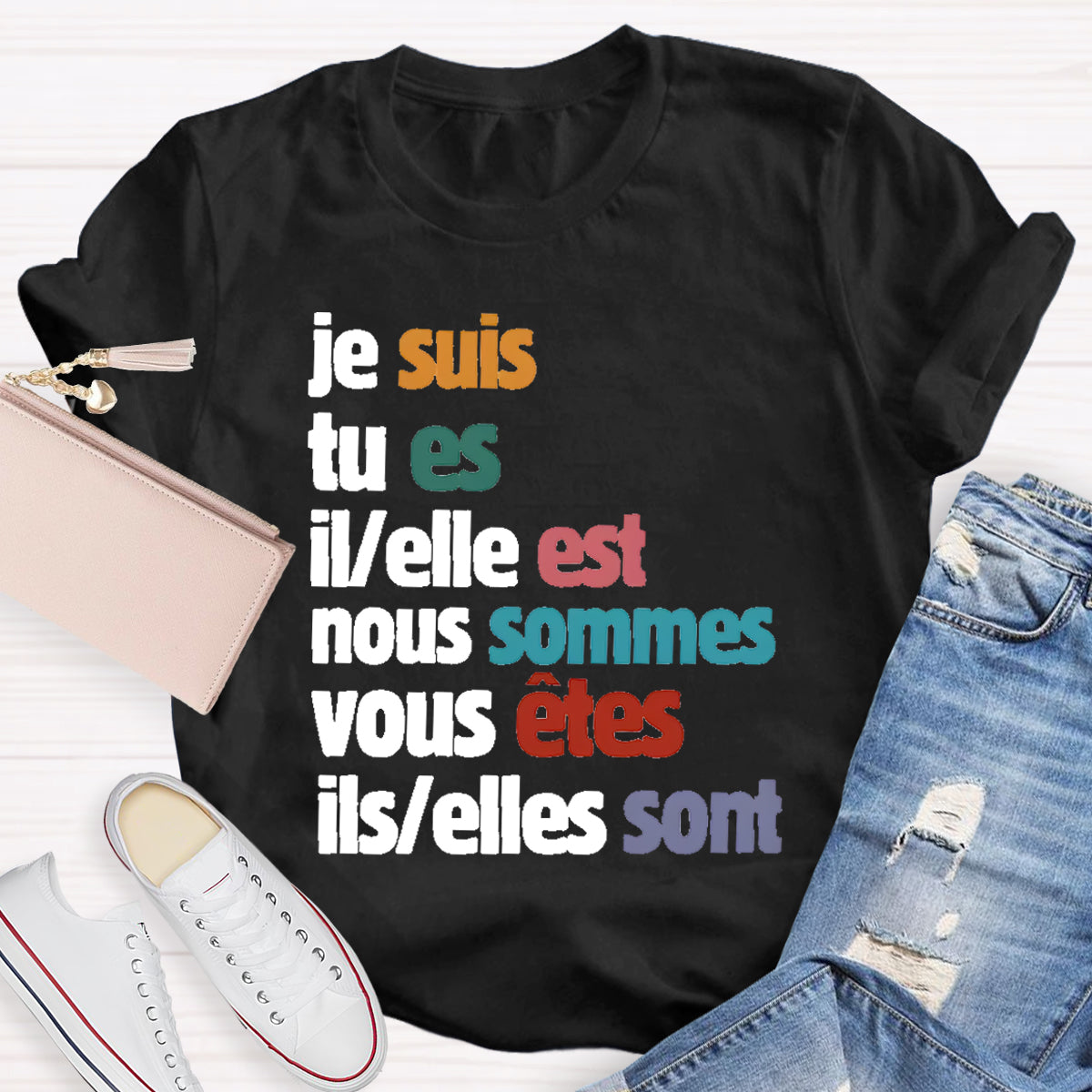 Je Suis Tu Es French Teacher T-Shirt