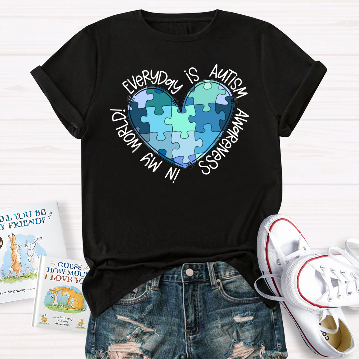 In My World Every Day Is Autism Awareness T-Shirt