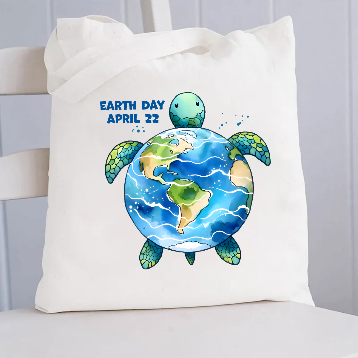 Save the Turtles Canvas Tote Bag