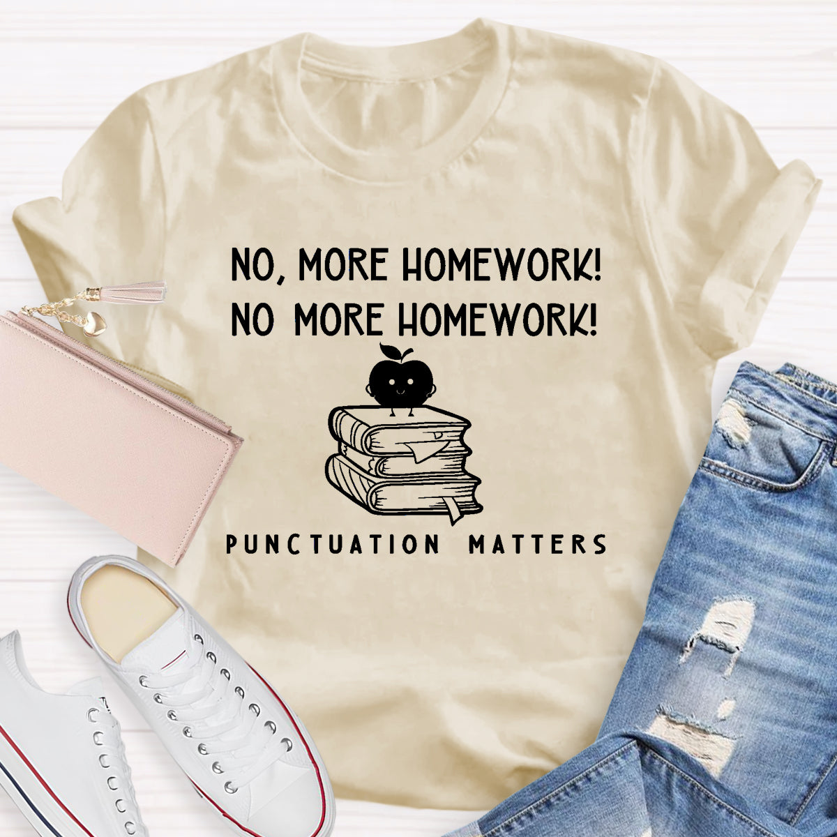No More Homework Teacher T-Shirt