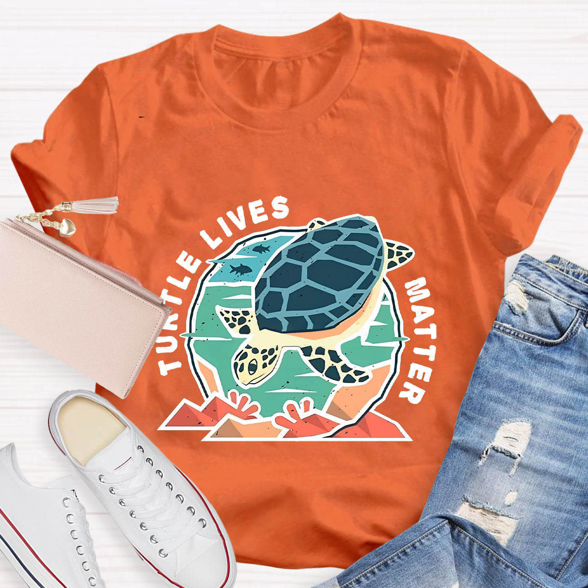 Turtle Lives Matter Teacher T-Shirt