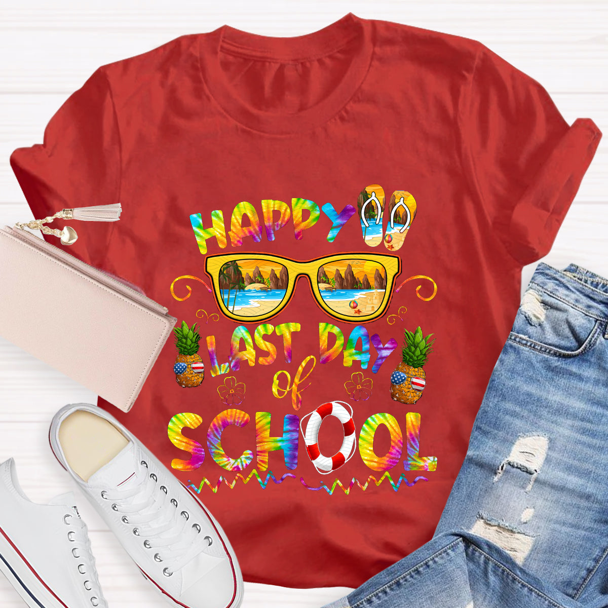 Happy Last Day Of School Holiday Summer T-Shirt