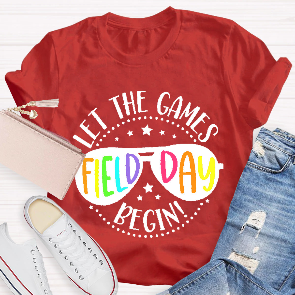 Let The Games Field Day Begin Teacher T-Shirt