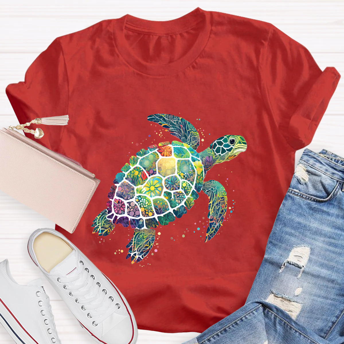 Ocean Inspired Turtle T-Shirt