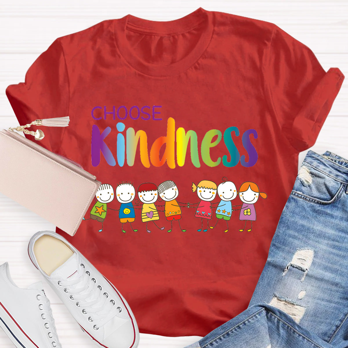 Choose Kindness Pretty Kids T-Shirt