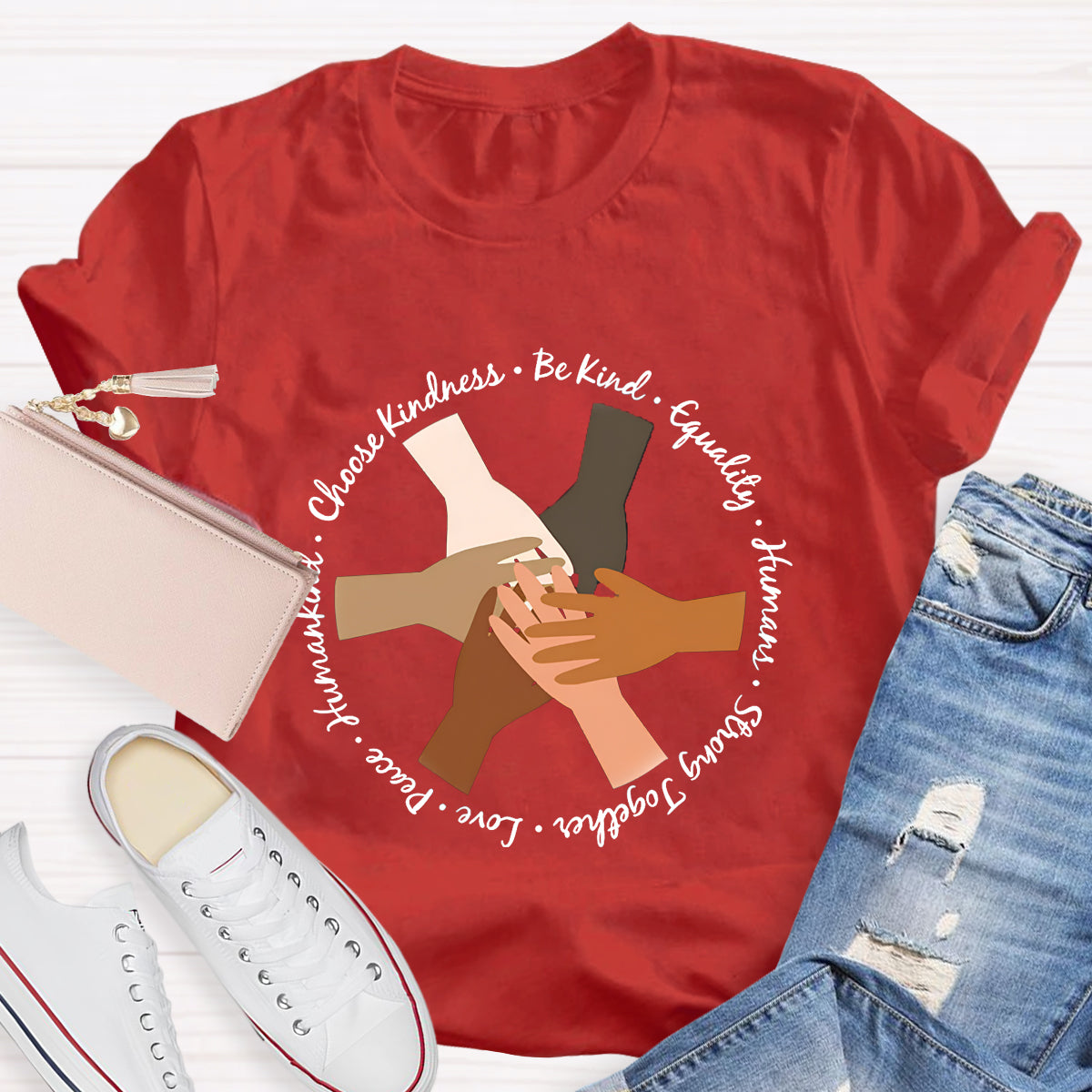 Be Kind Choose Kindness Teacher T-Shirt