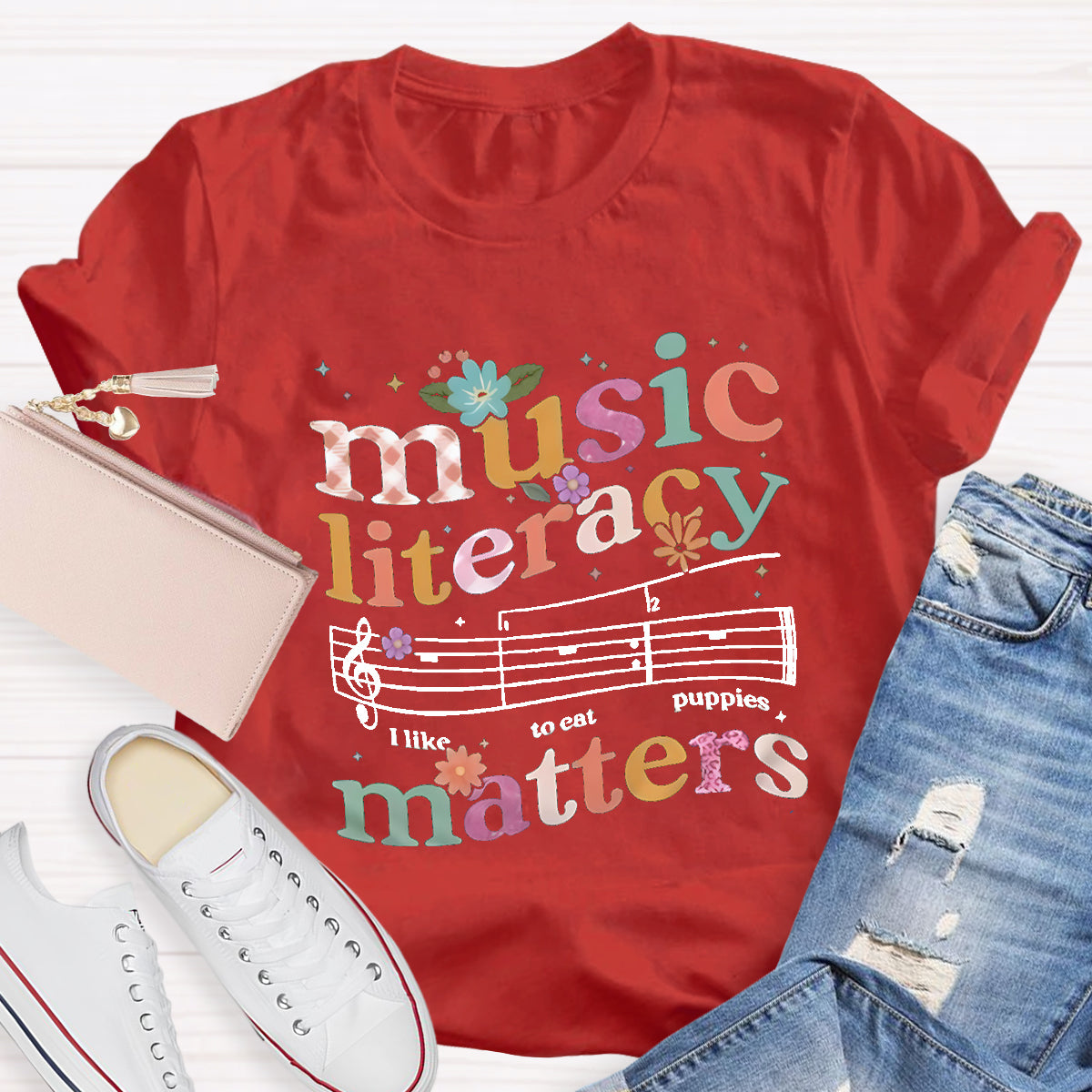 Music Literacy Matters Music Teacher T-Shirt