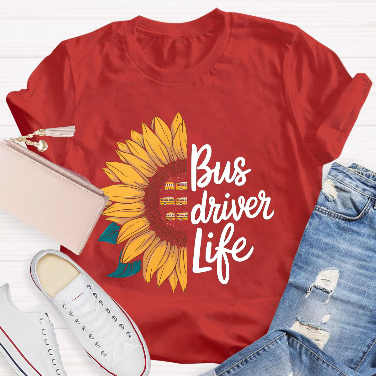 Bus Driver Life Teacher T-Shirt