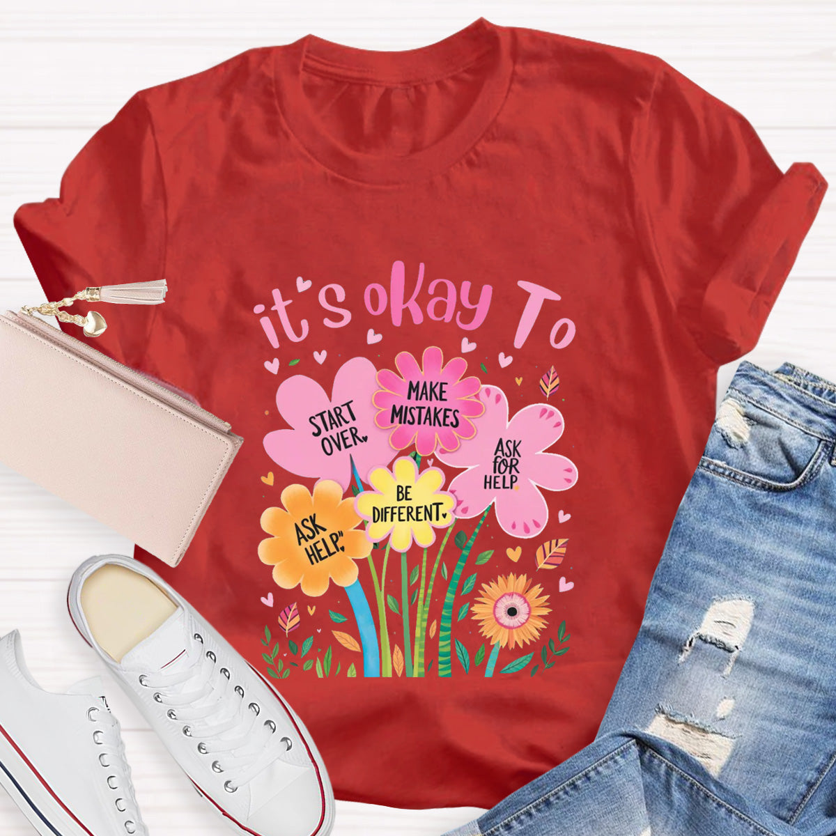 It's Okay To Be Different Teacher T-Shirt
