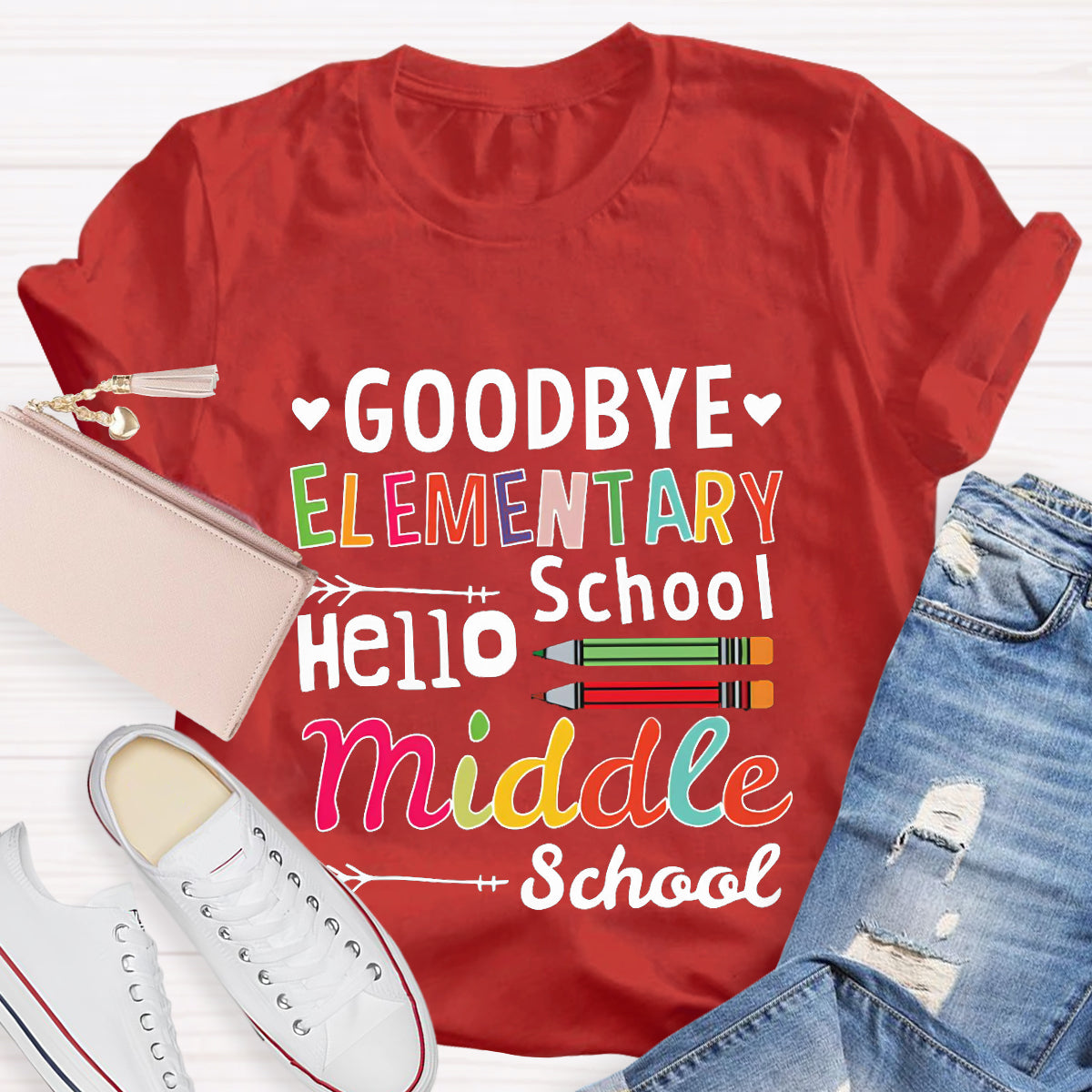 Hello Middle School Teacher T-Shirt