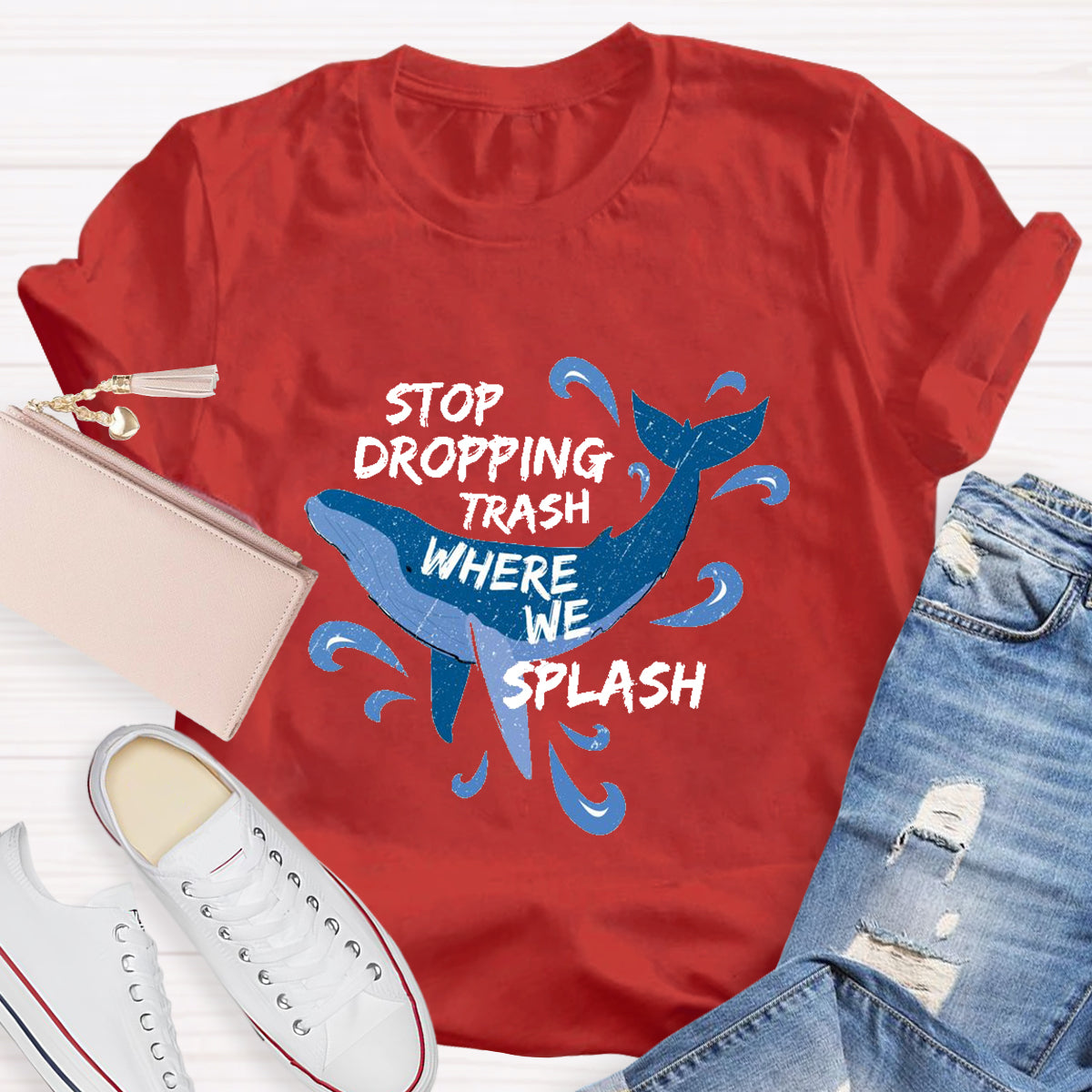 Stop Dropping Trash Into The Splash T-Shirt