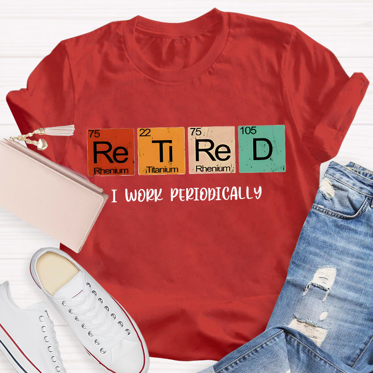 Retired I Work Periodically Teacher T-Shirt