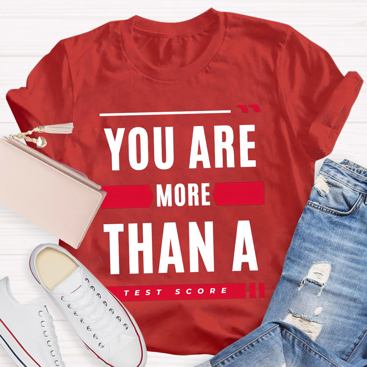 You Are More Than A Text Score Teacher T-Shirt