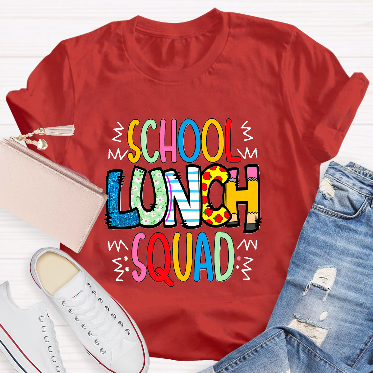 School Lunch Squad Lunch Lady T-Shirt