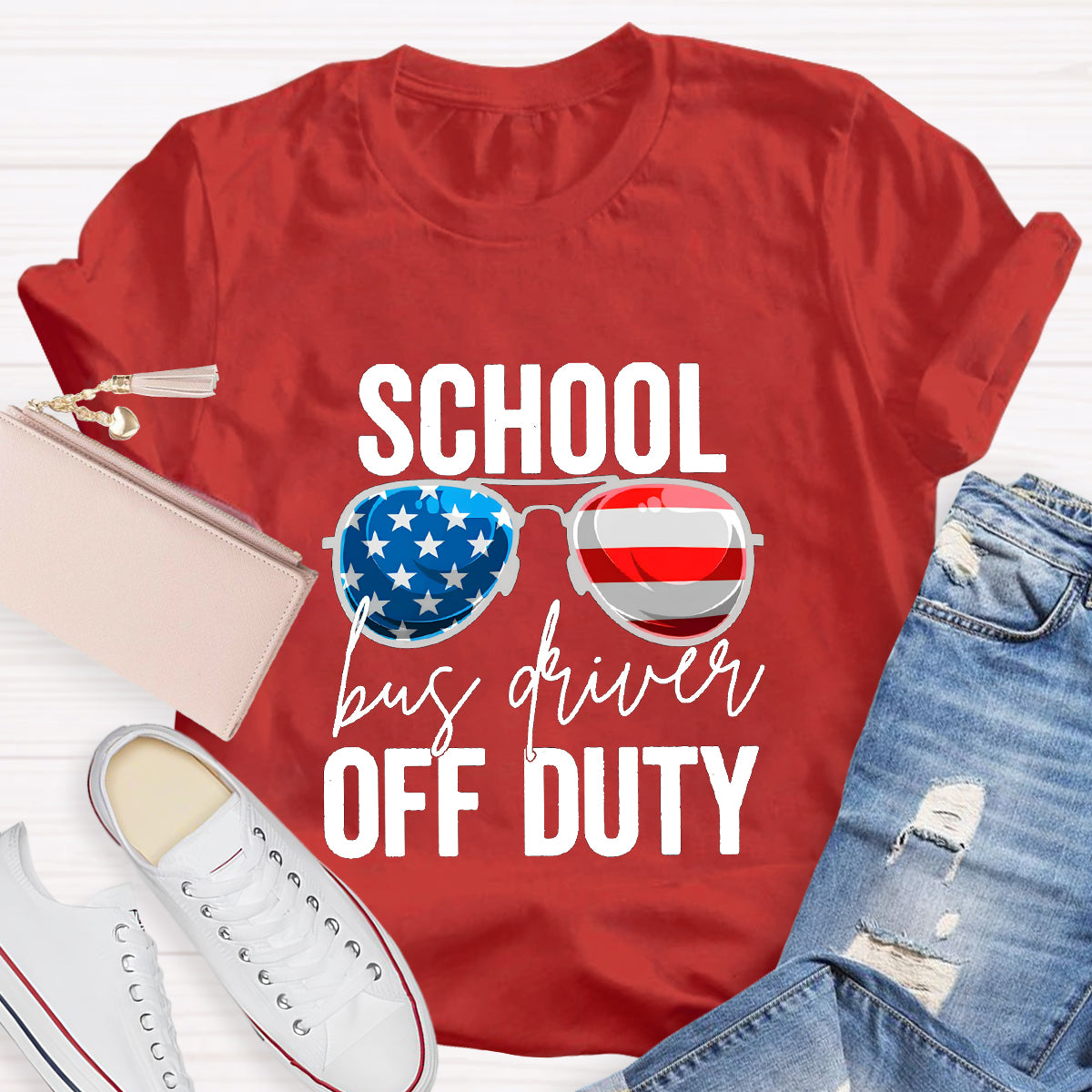 School Bus Driver Off Duty T-Shirt