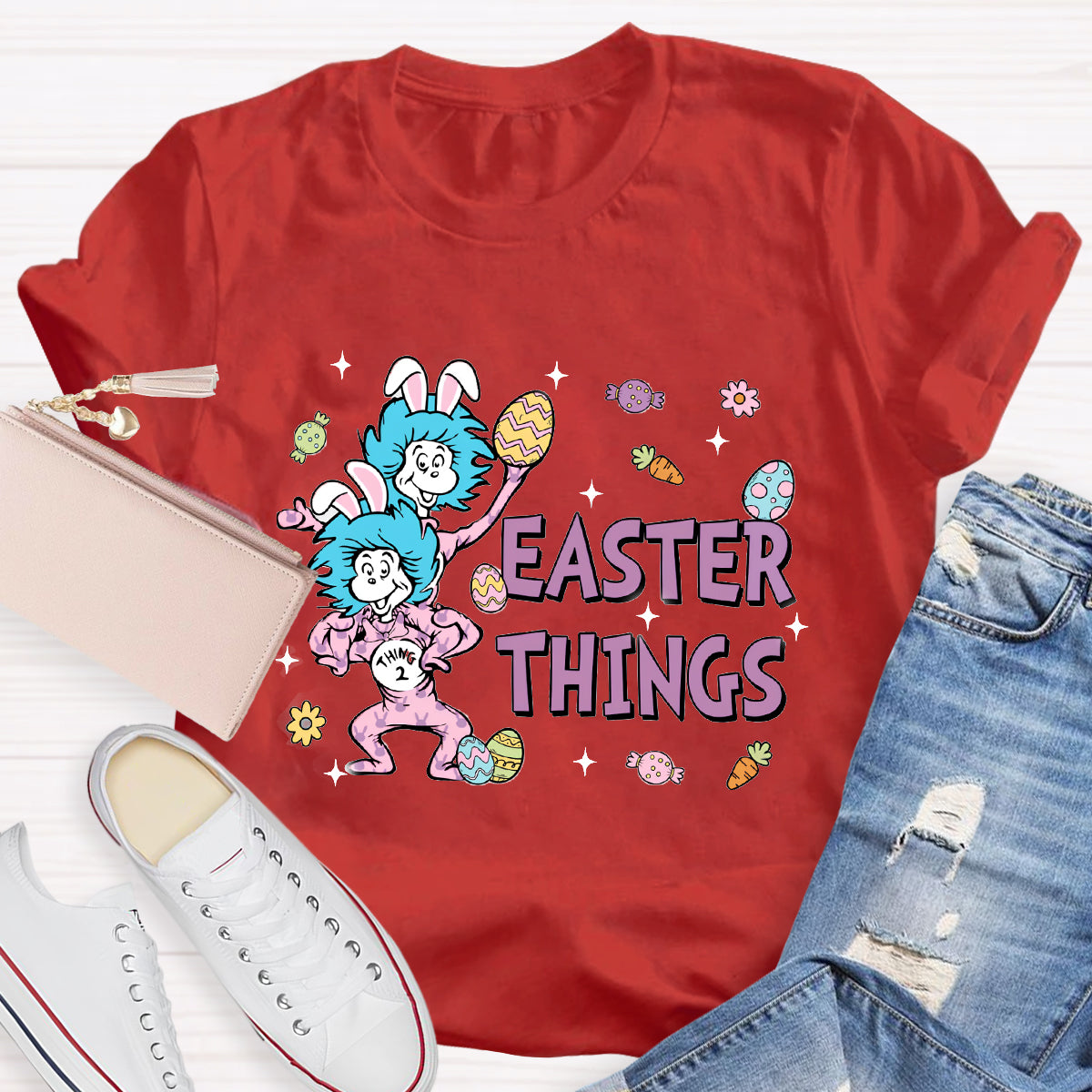 Easter Things Teacher T-Shirt