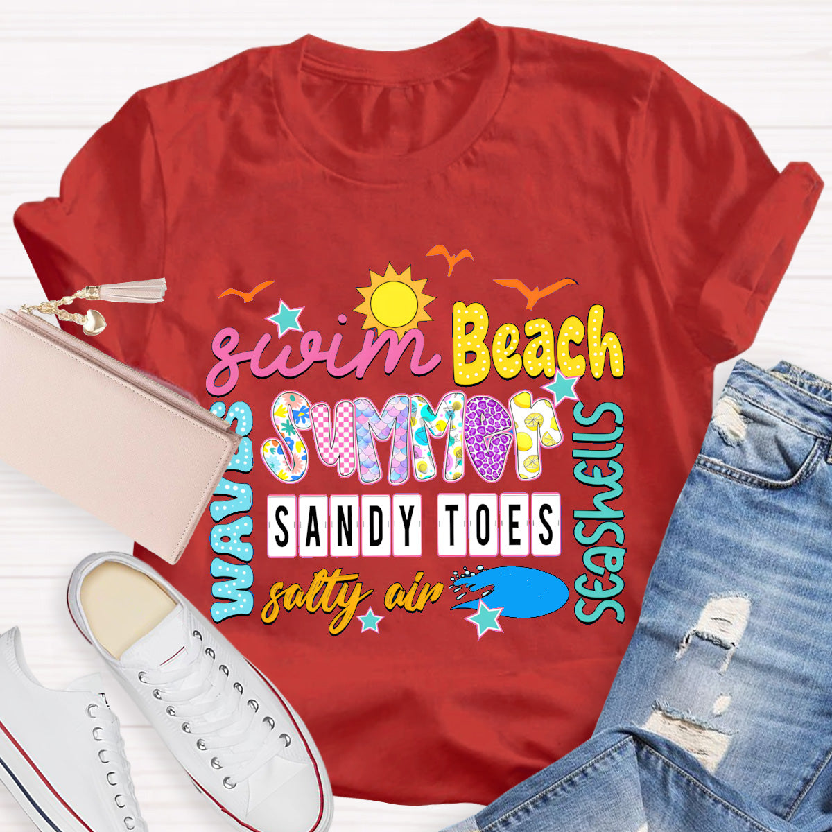 Swim Beach Summer Break T-Shirt