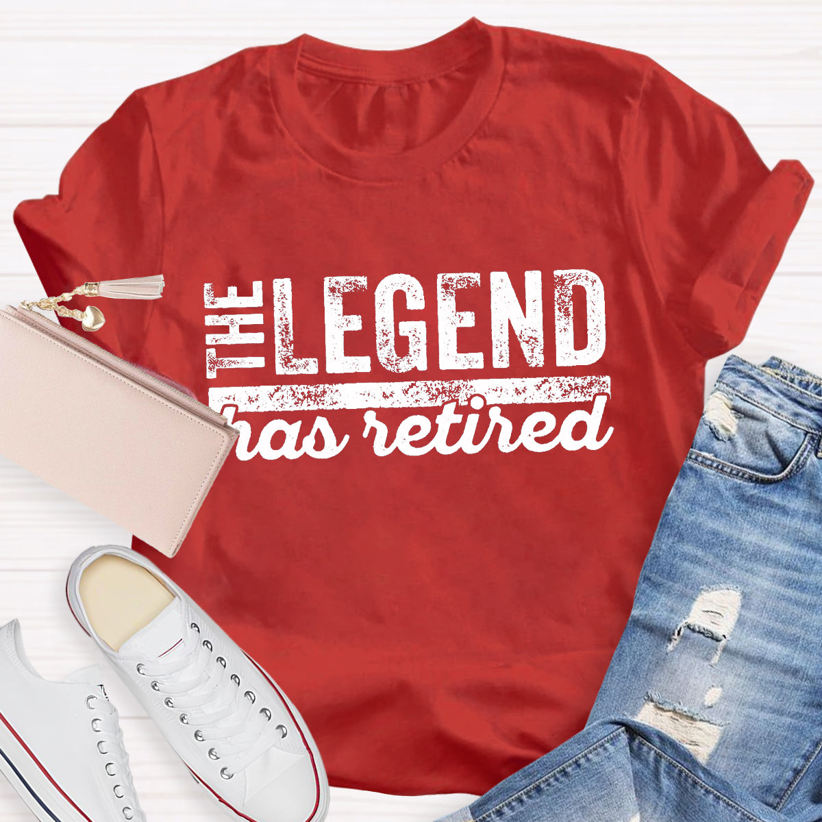 The Legend Has Retired Teacher T-Shirt
