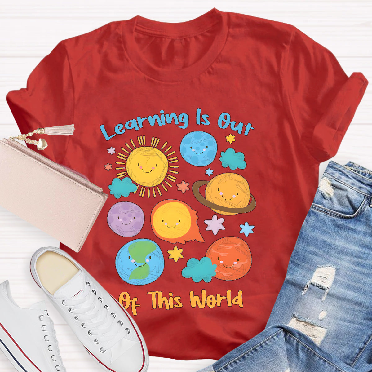 Learning Is Out Of This World Teacher T-Shirt