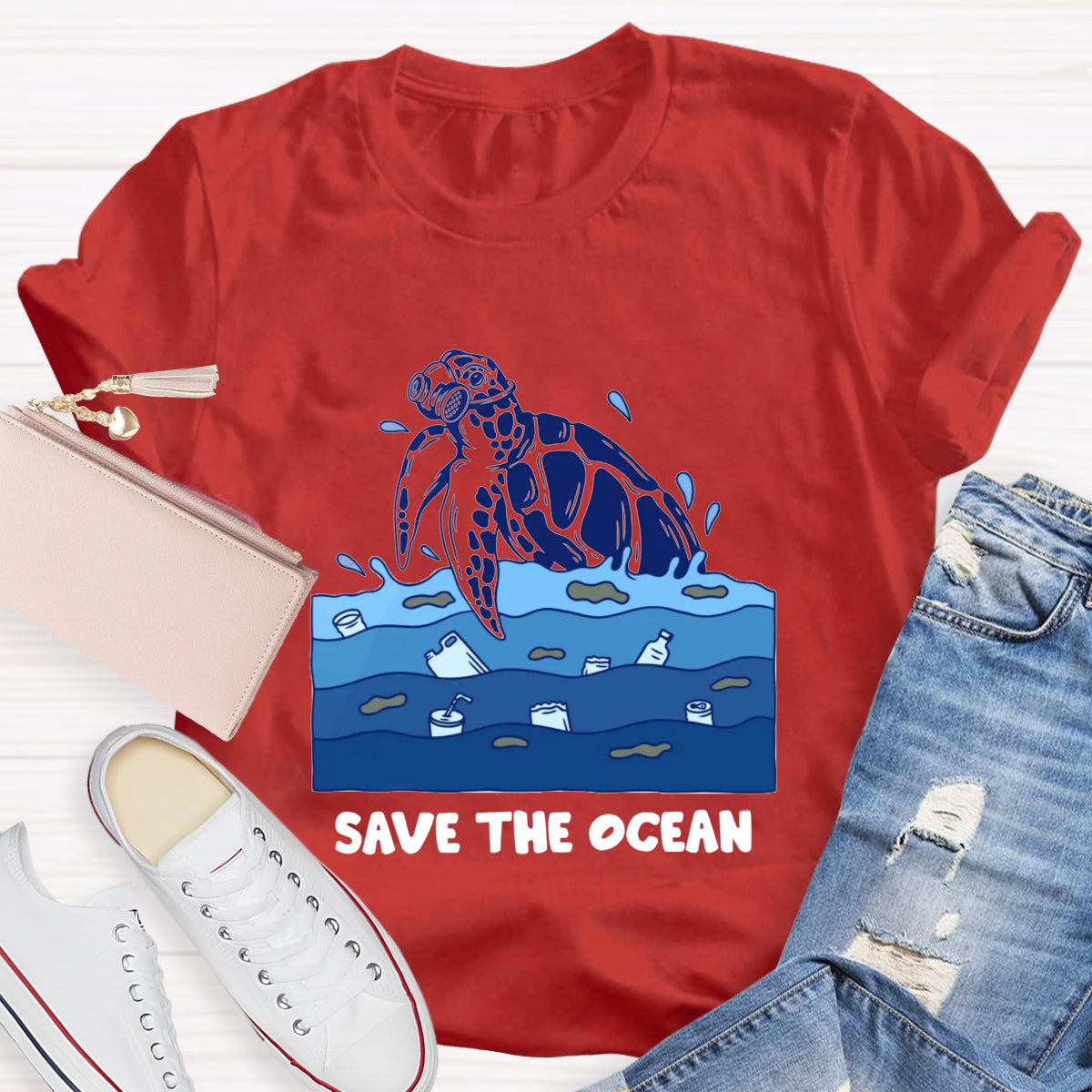 Save The Ocean Save The Turtle T-Shirt