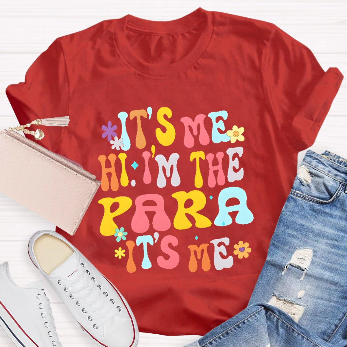 It's Me Hi I'm The PARA it's meTeacher T-Shirt
