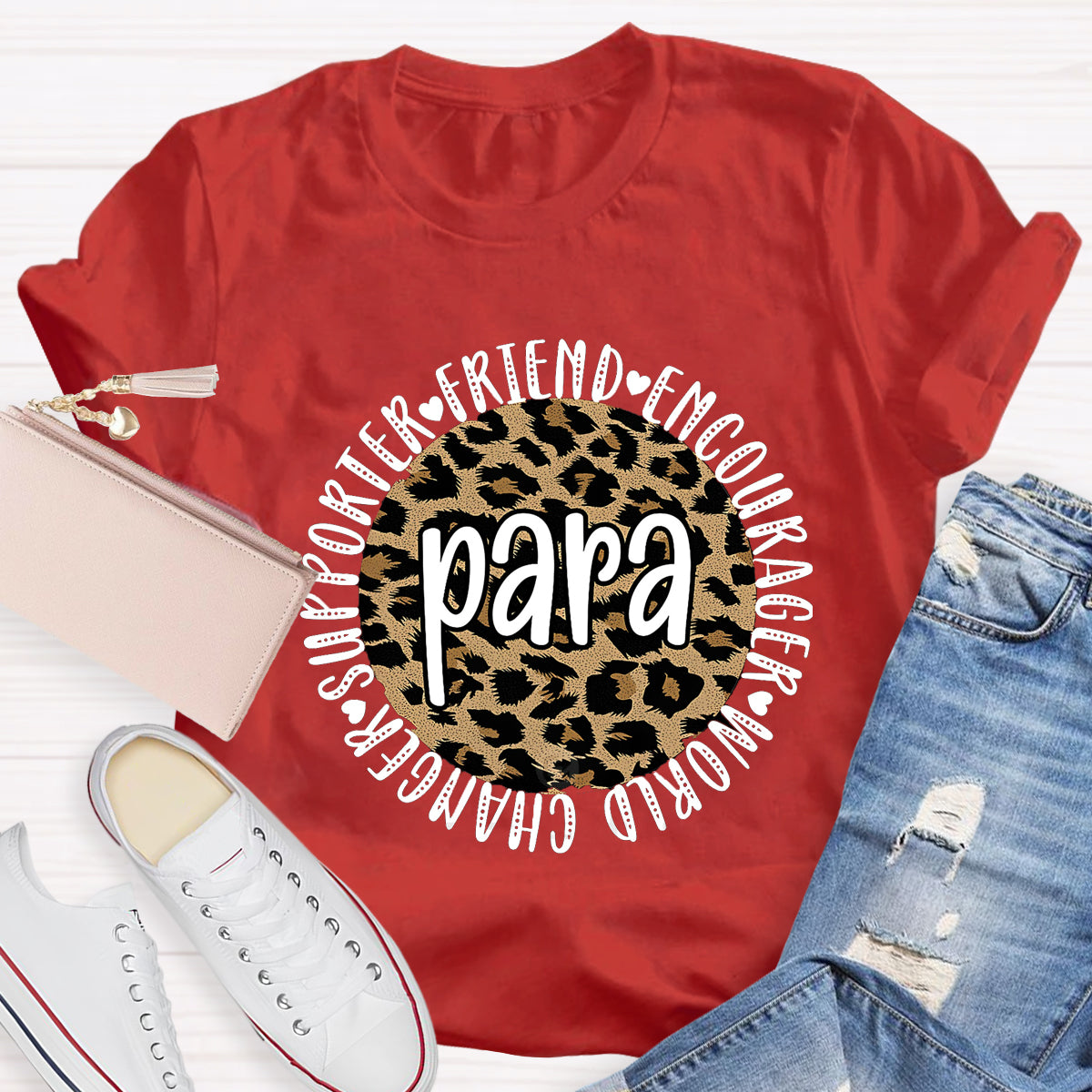 Para Teacher Encourager Friend T-shirt