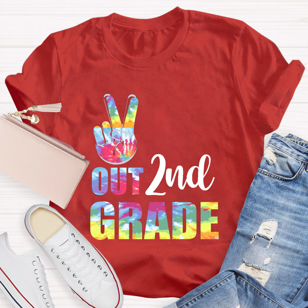 Personalized Grade Out 2nd Grade Teacher T-Shirt