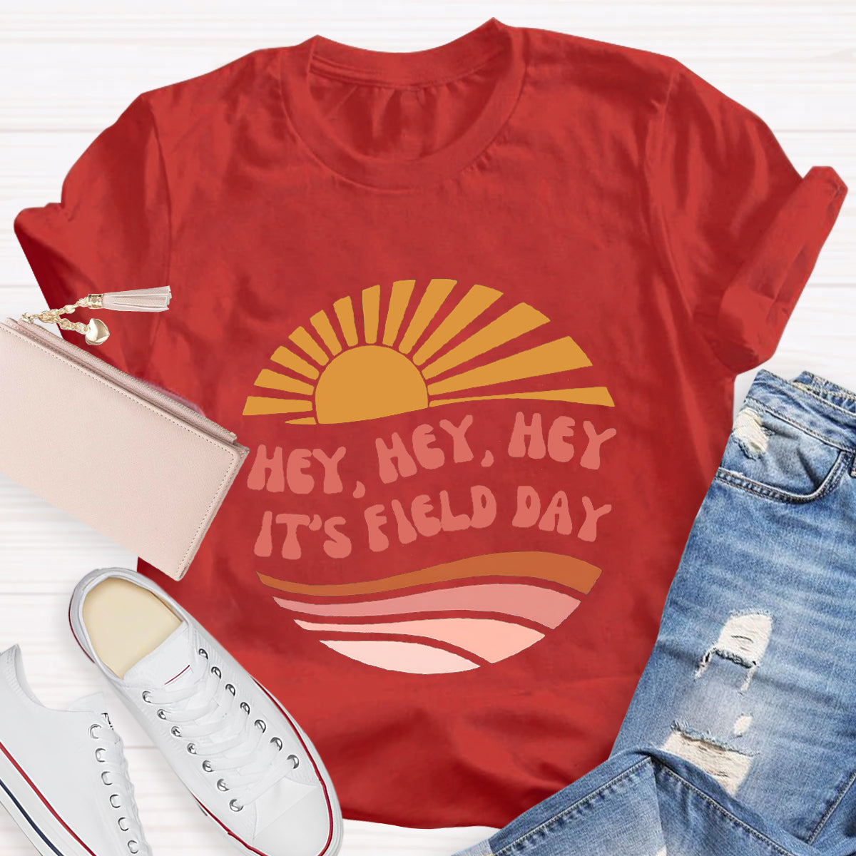 Hey It's Field Day Teacher T-Shirt