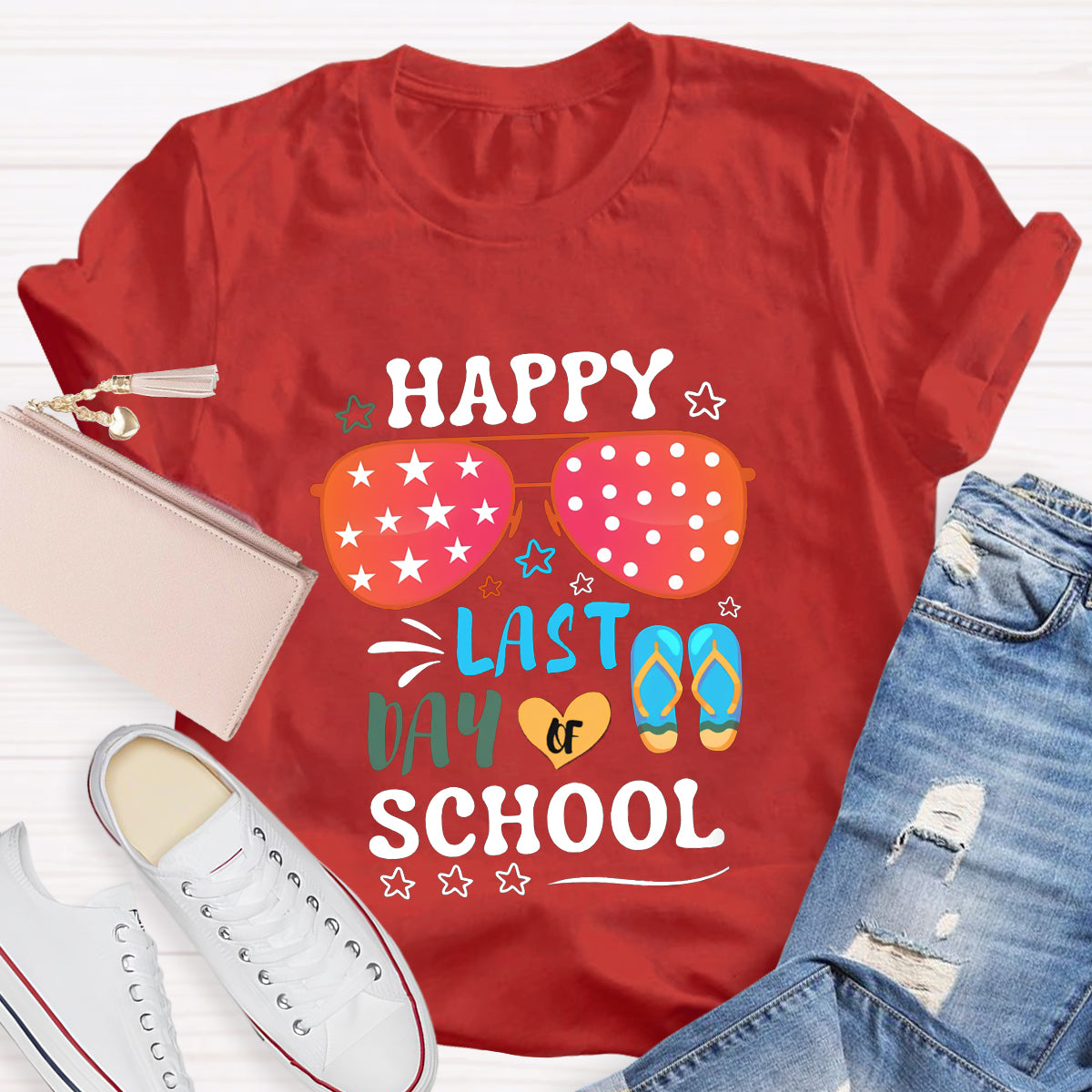 Happy Last Day Of School Sunglass T-Shirt