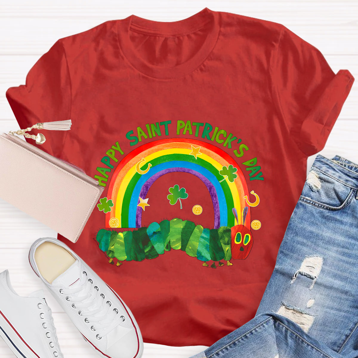 Happy St. Patrick's Day Caterpillar T-Shirt