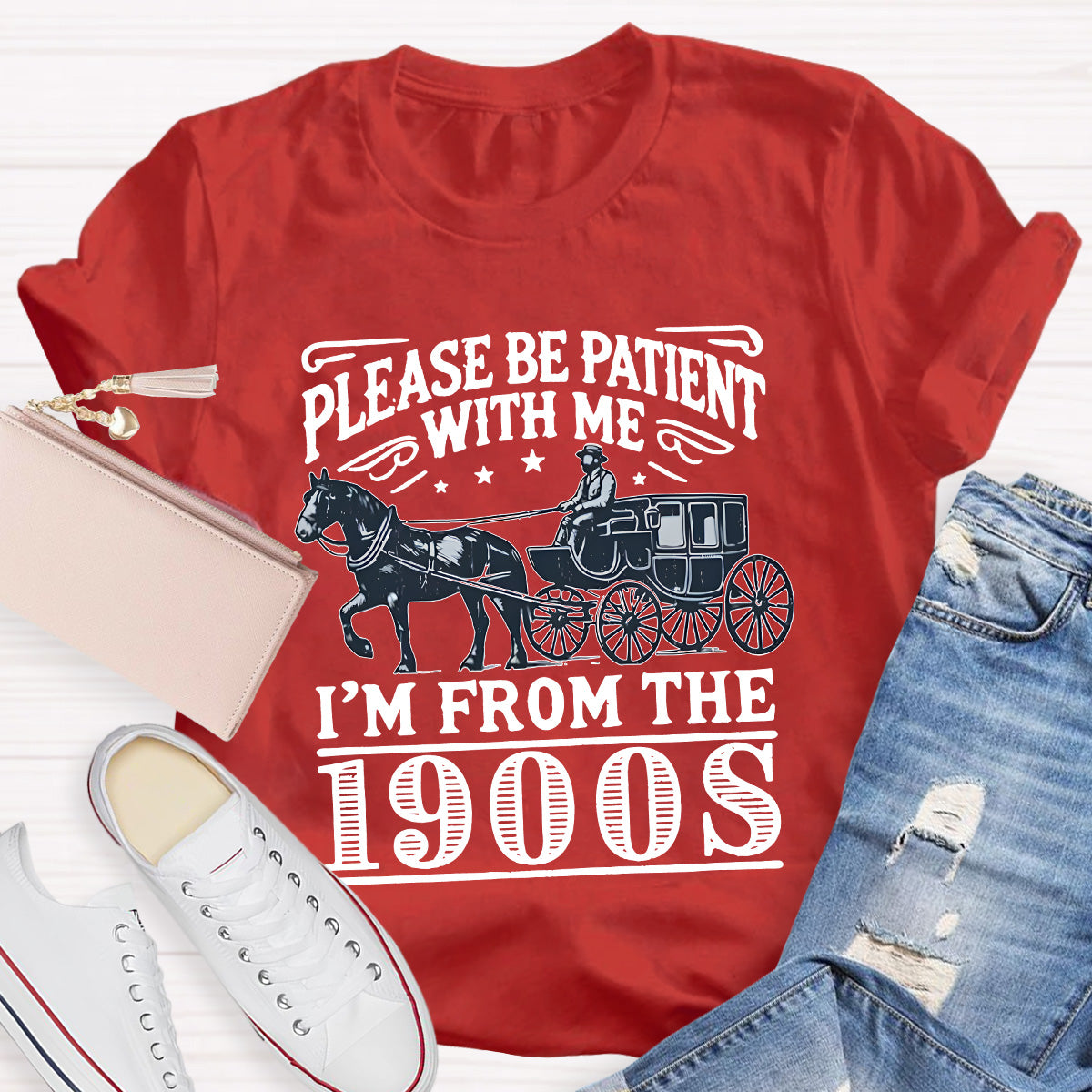 Please Be Patient With Me Teacher T-Shirt