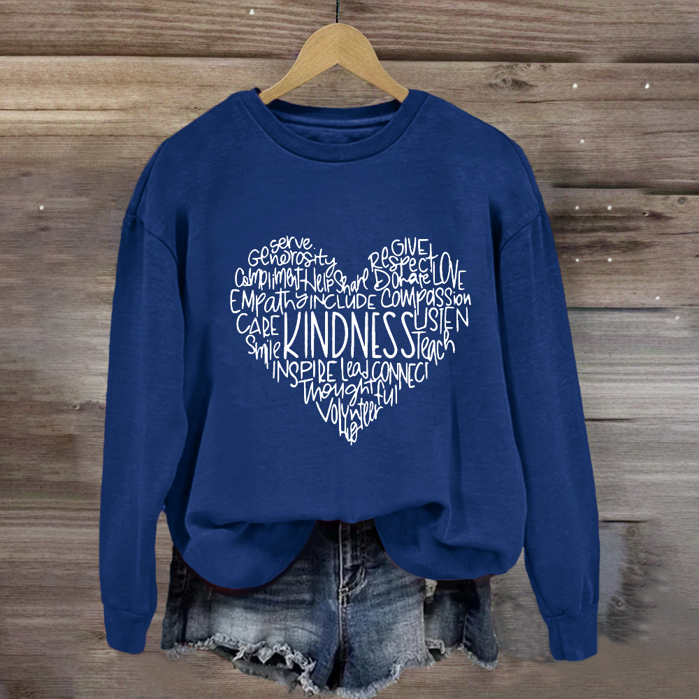 Kindness Teach Smile Sweatshirt