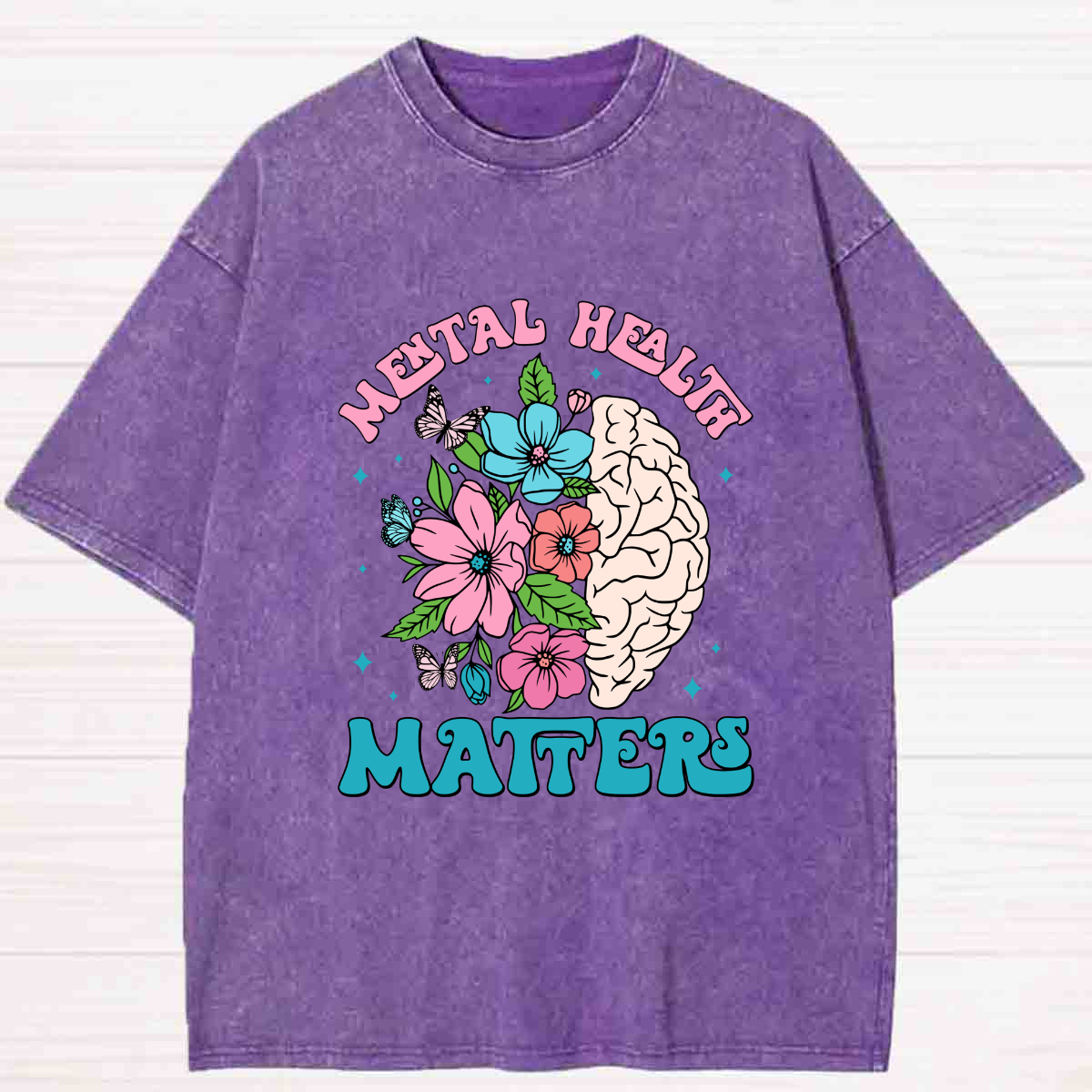 Mental Health Matters Washed T-shirt