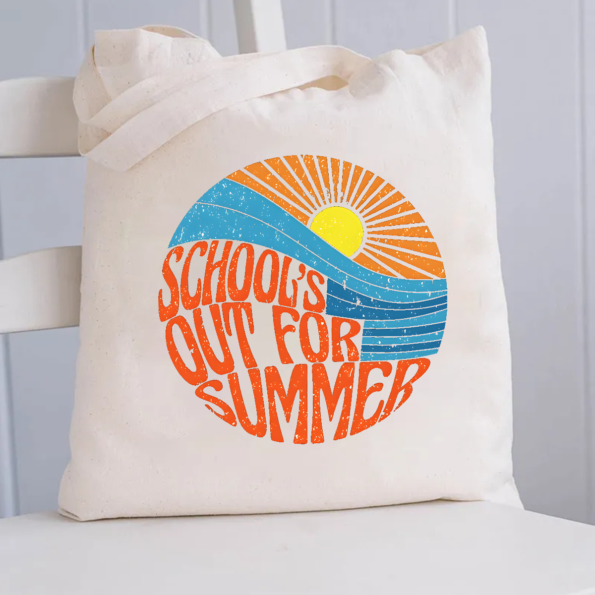 School's Out For Summer Canvas Tote Bag