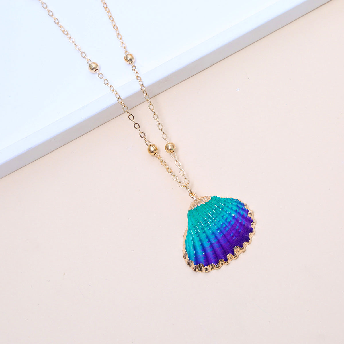 Little Seashell Natural Necklace — Natural Shell Pendant