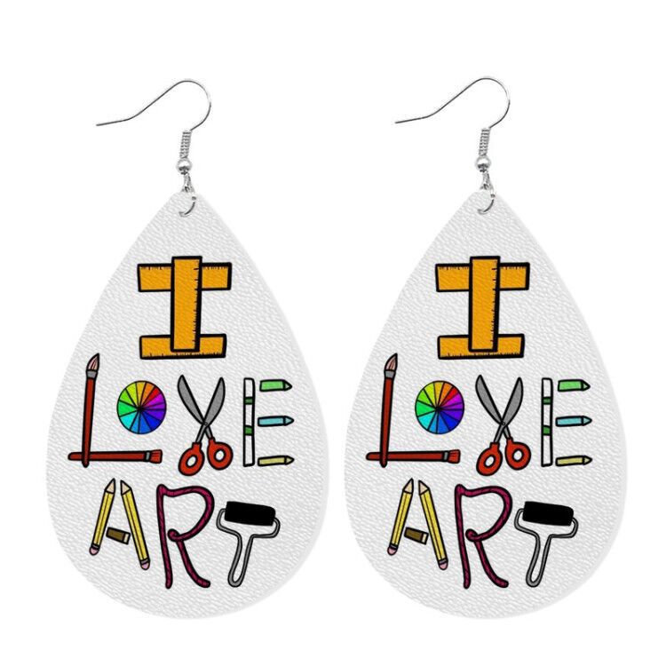 Art Music Teacher Earrings