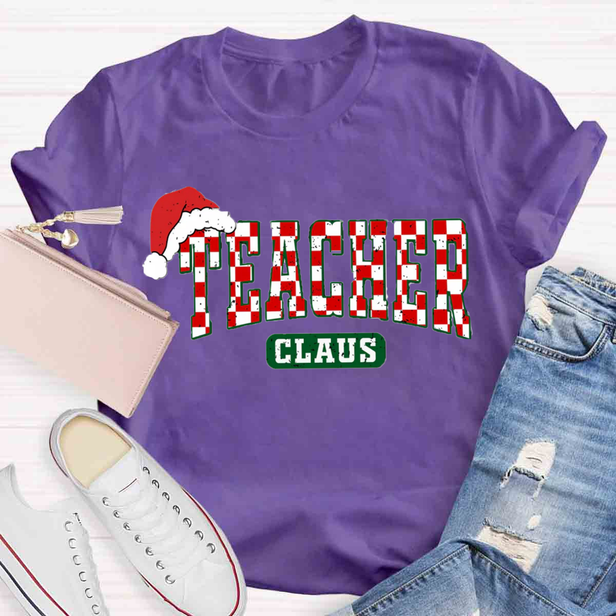 Teacher Claus Christmas T-Shirt