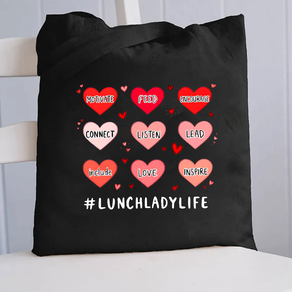 Lunch Lady Life Canvas Tote Bag