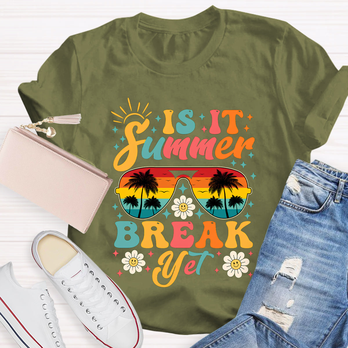Is It Summer Break Yet Teacher T-Shirt