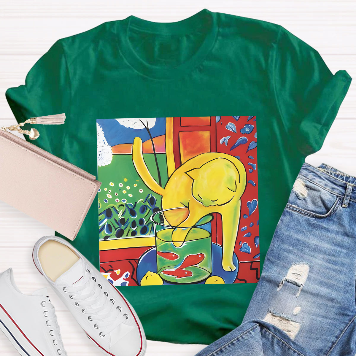 Cat In The Fish Tank T-Shirt