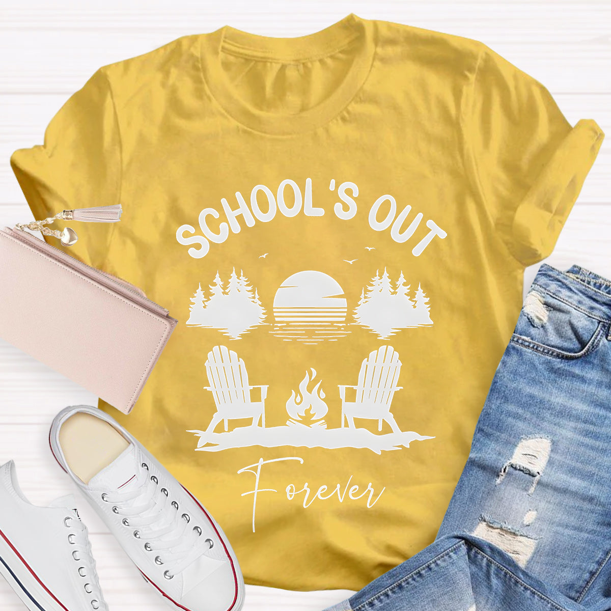 School‘s Out Forever Teacher T-Shirt