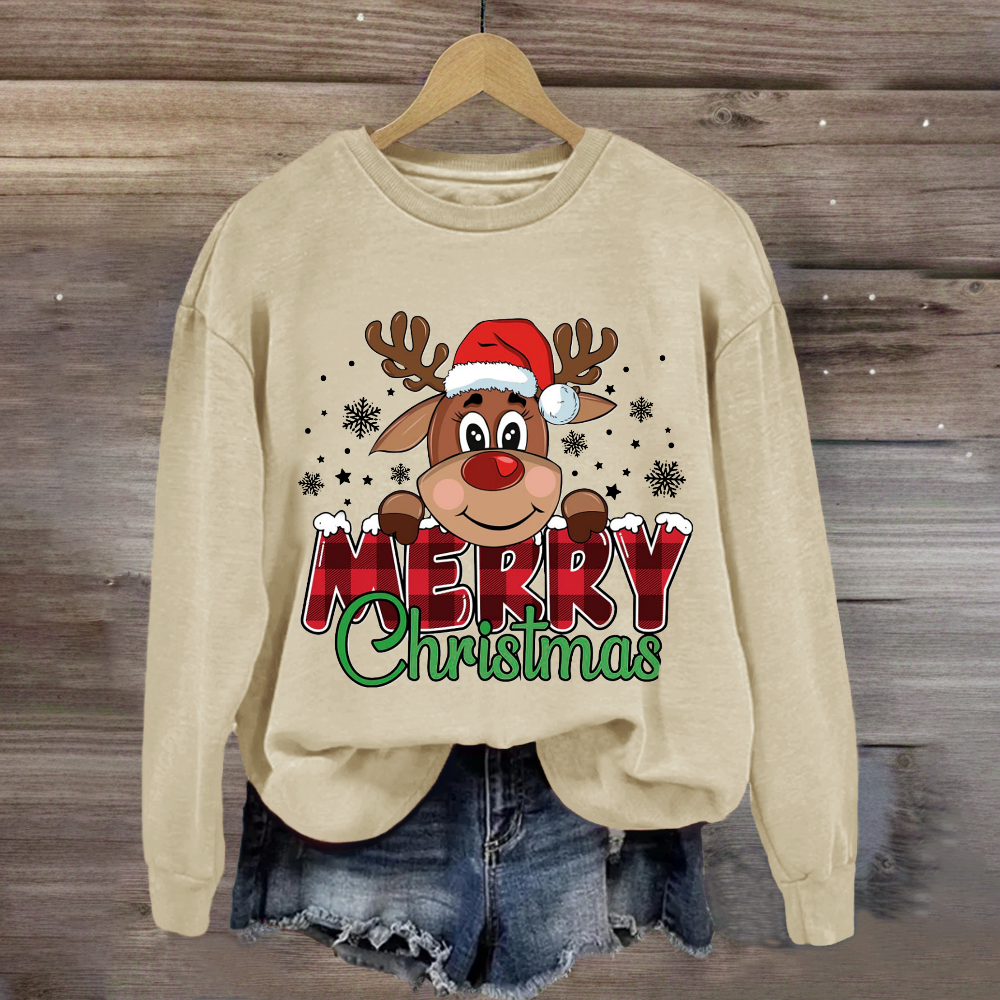 Reindeer Merry Christmas Sweatshirt