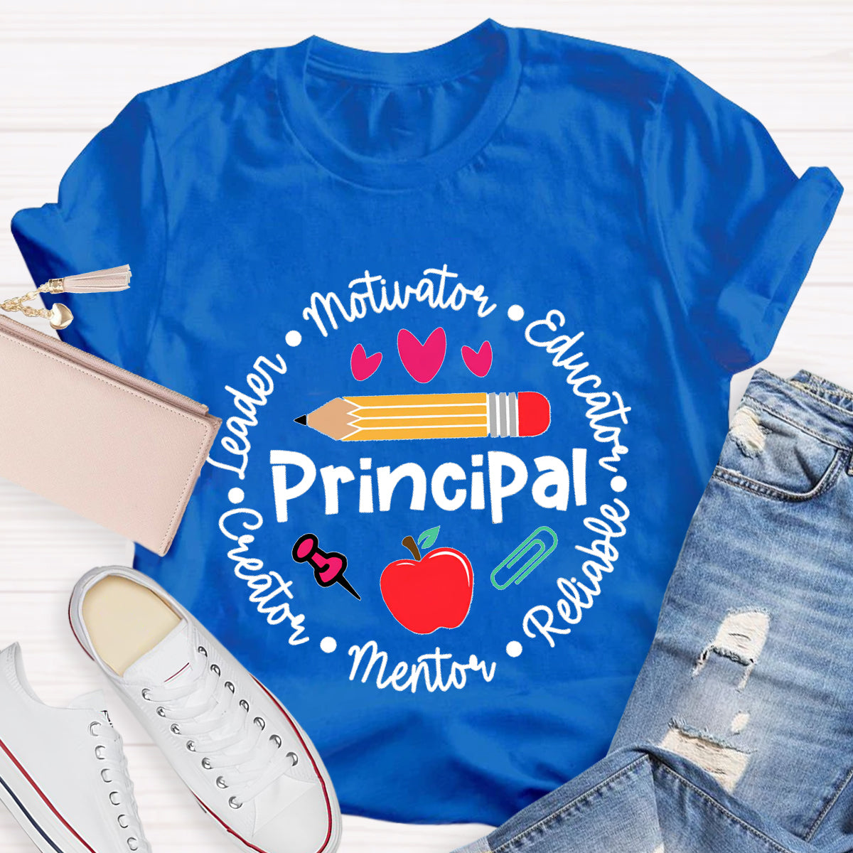 Principal Leader Motivator Educator Teacher T-Shirt