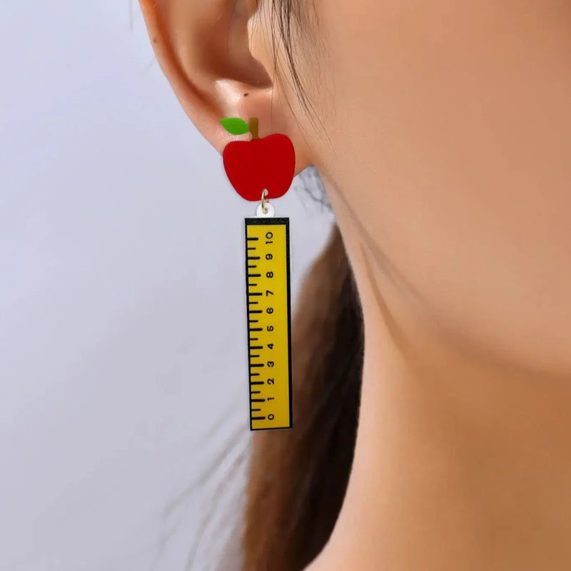 Creative Ruler Earrings