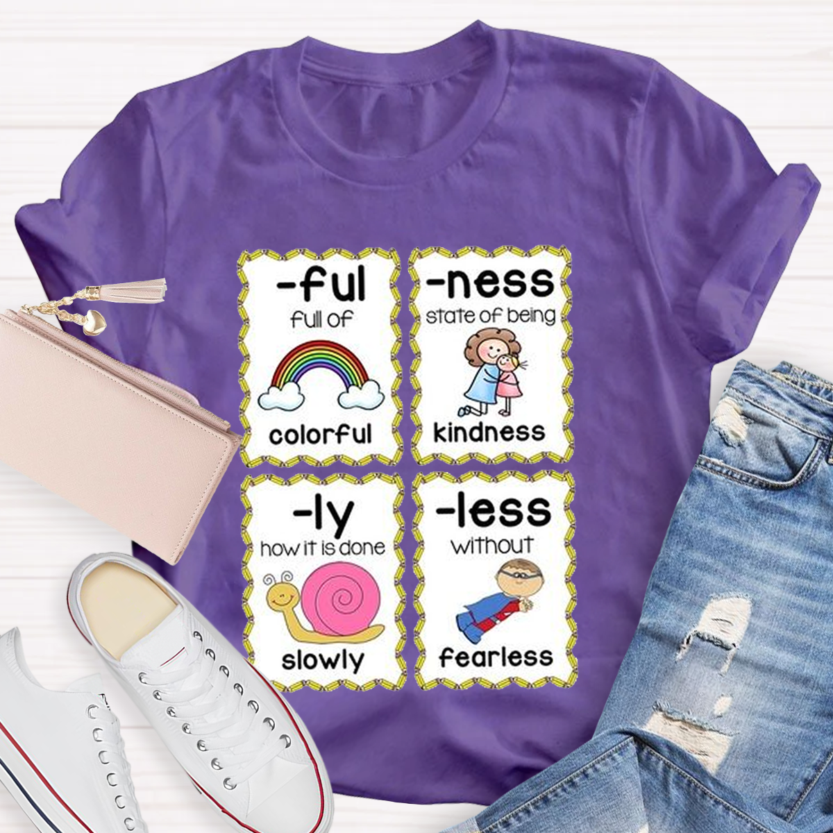 Prefixes and Suffixes Teaching Ideas for First Grade and Kindergarten T-Shirt