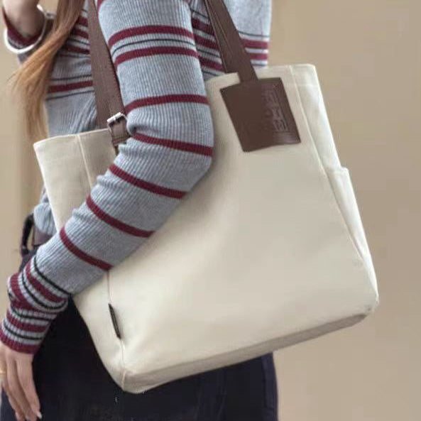 Thickened Single-Shoulder Tote Canvas Bag