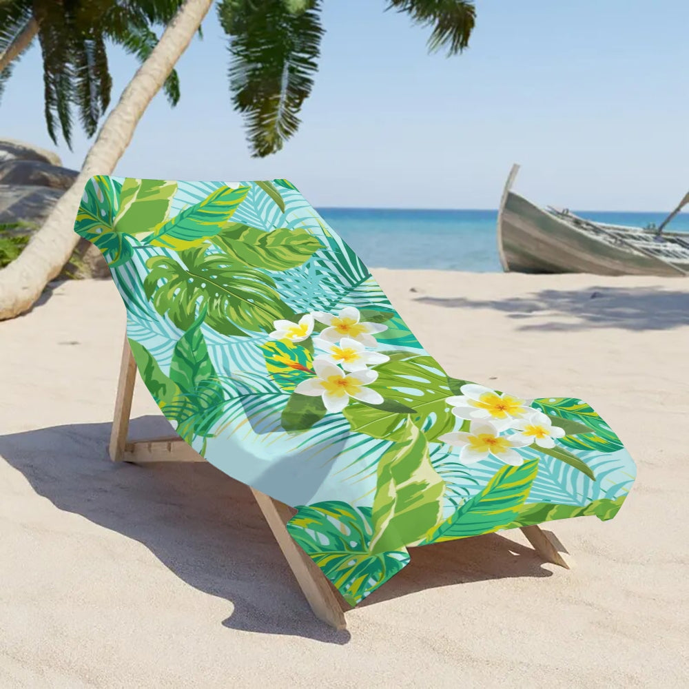 Sunshine Vibes Green Pant Beach Towel