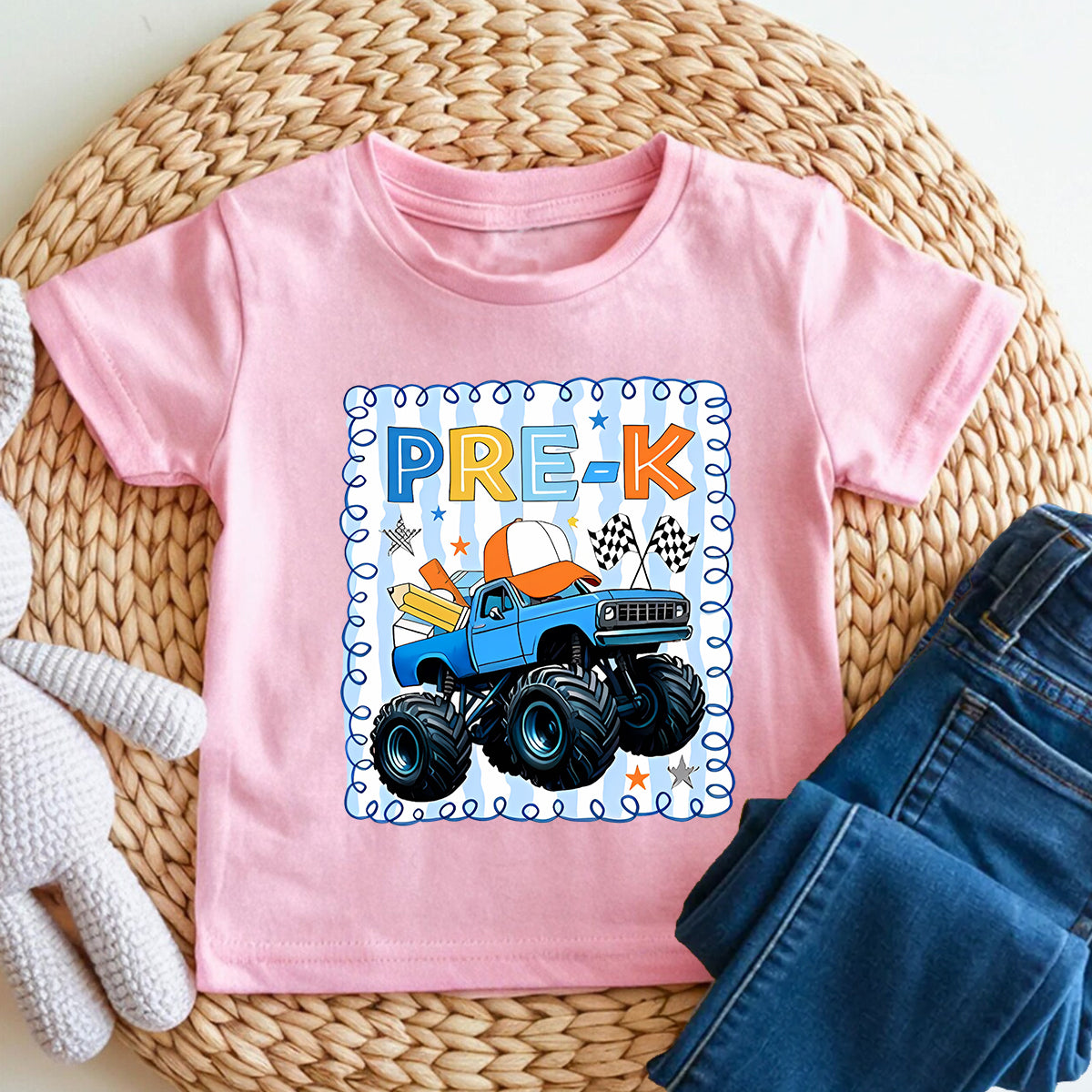 Personalized Grade Cool Sunglasses Bus Kindergarten Toddler T-shirts